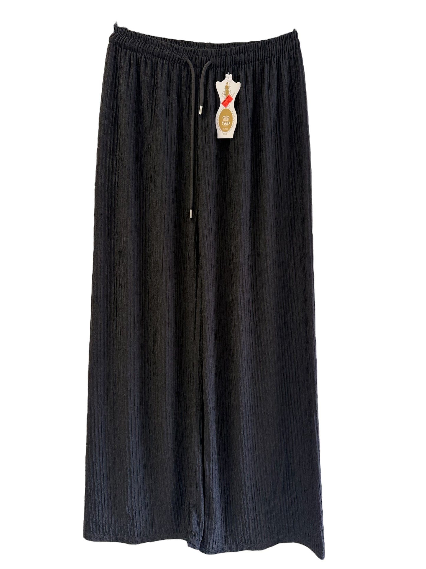 Elina – Crinkle-Hose mit Kordelzug
