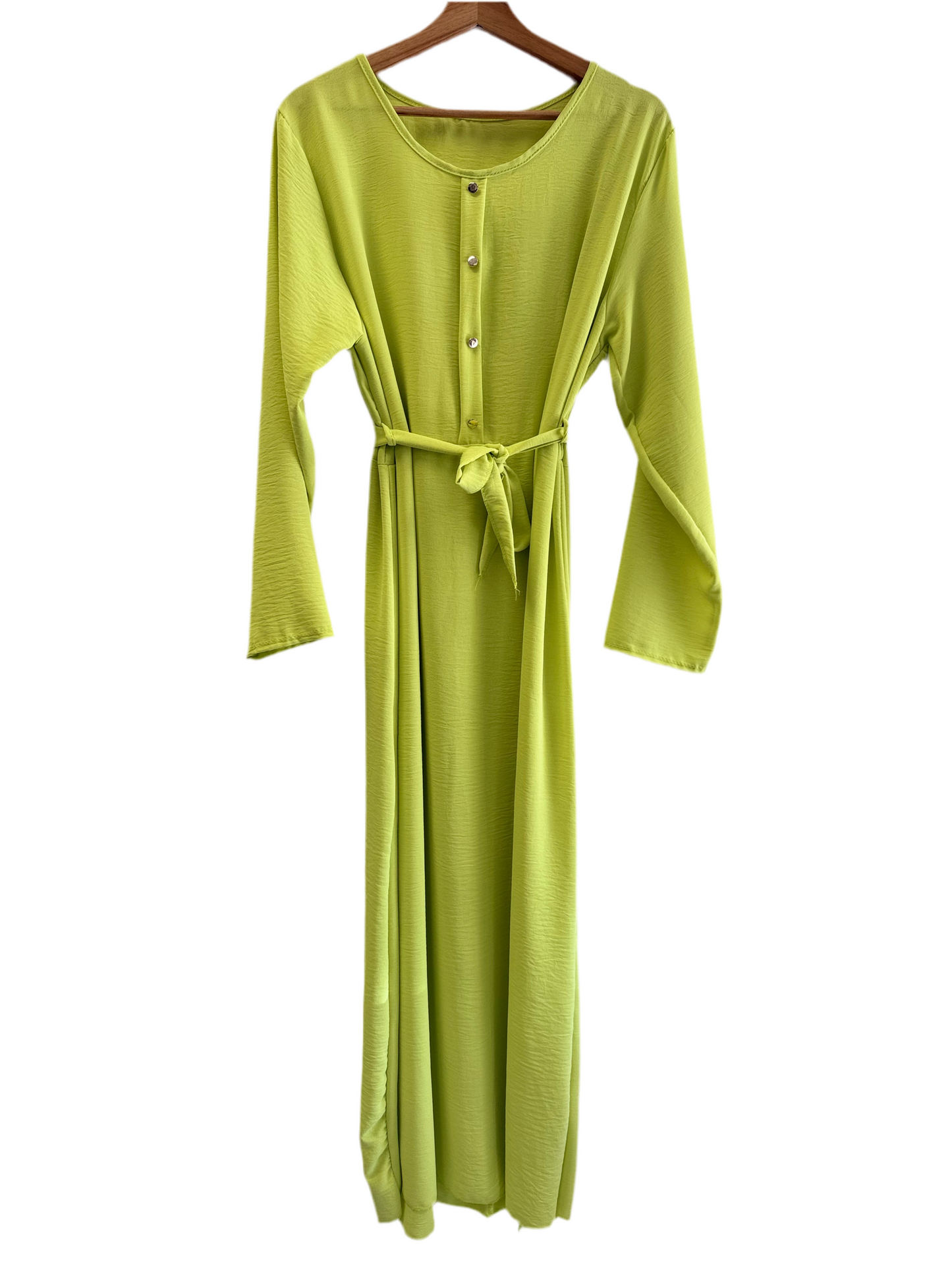 Lina – Leichte Abaya mit Knopfleiste