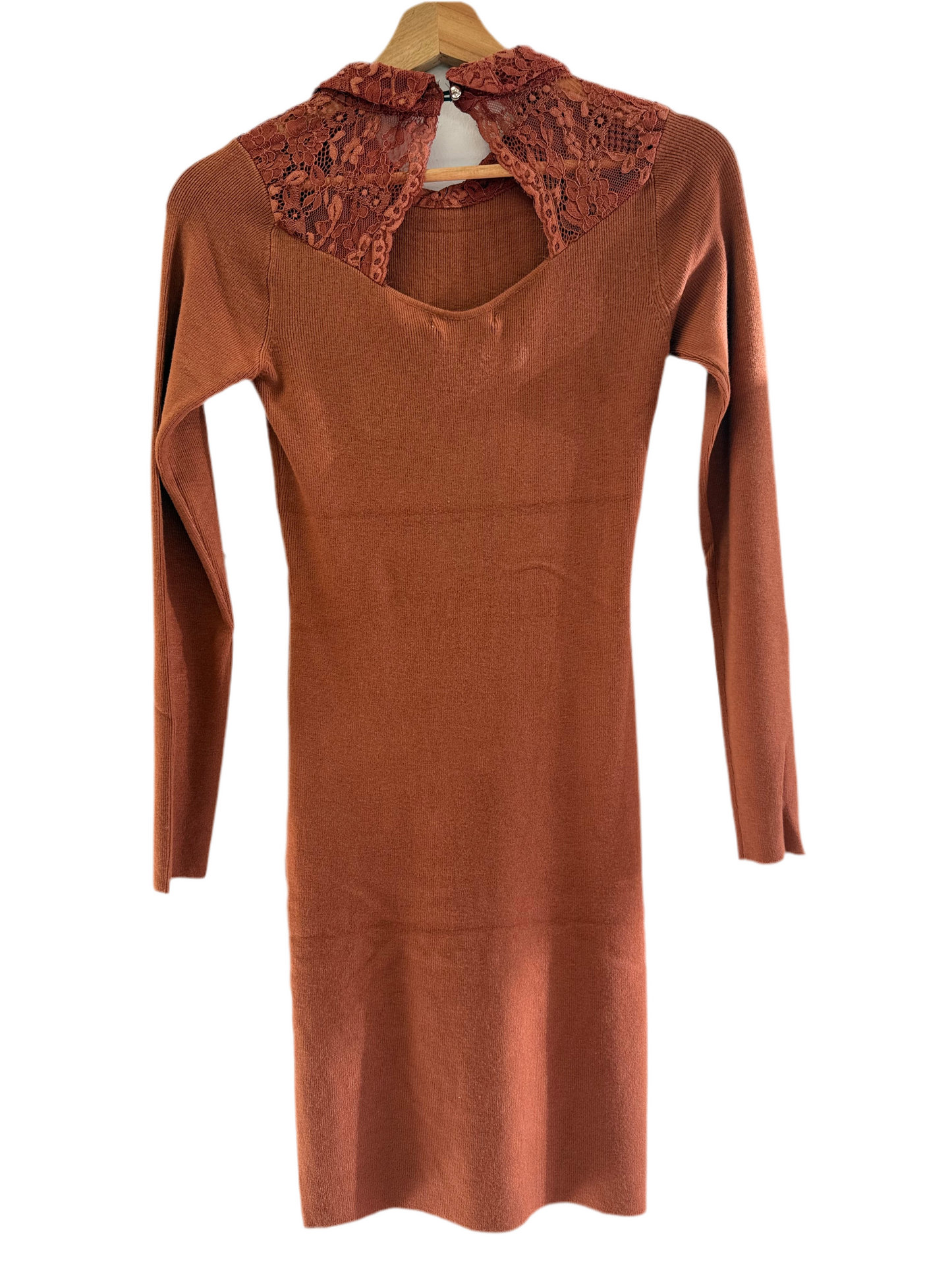 Kleid "Mira" mit Spitzenkragen