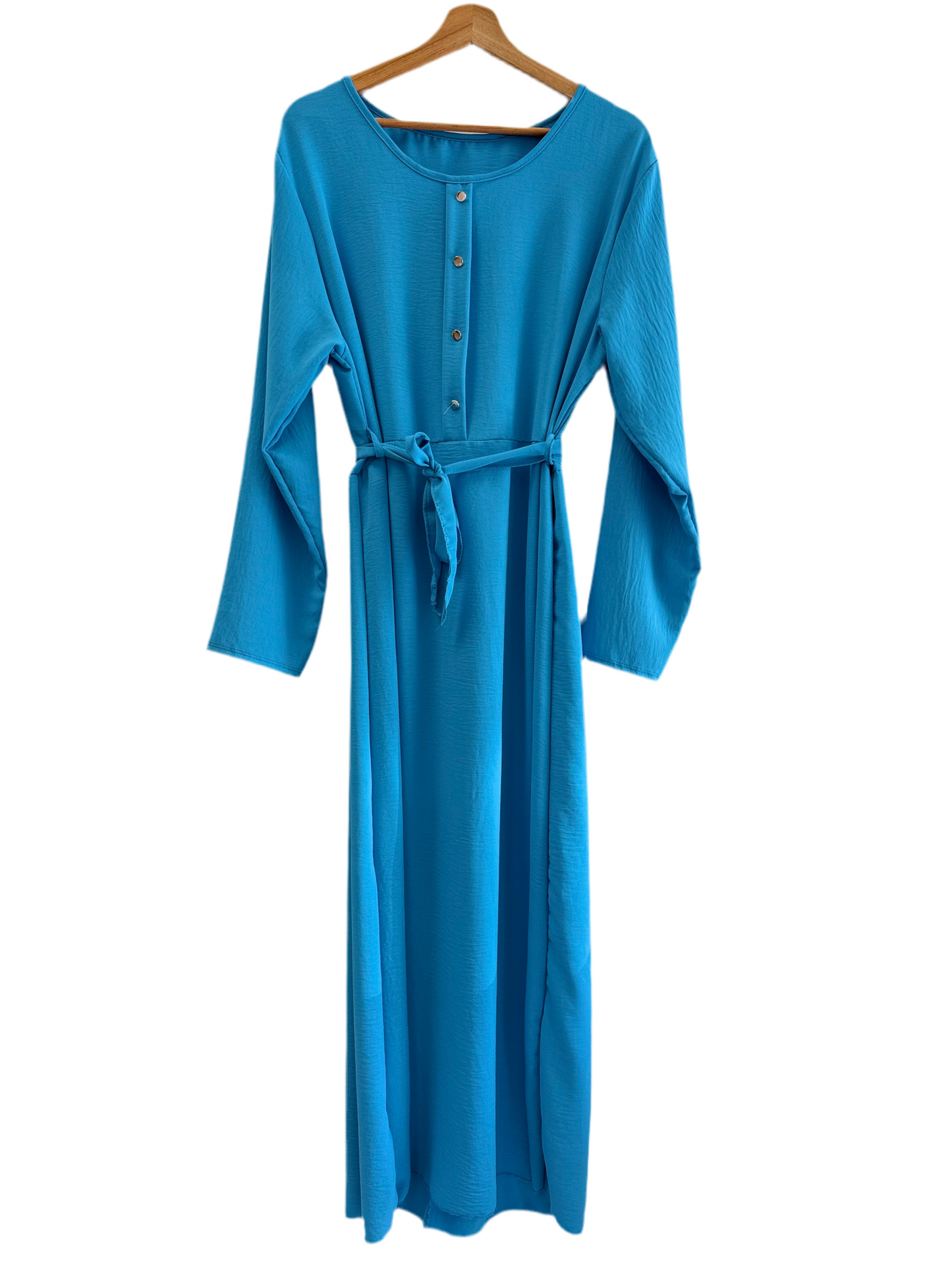 Lina – Leichte Abaya mit Knopfleiste