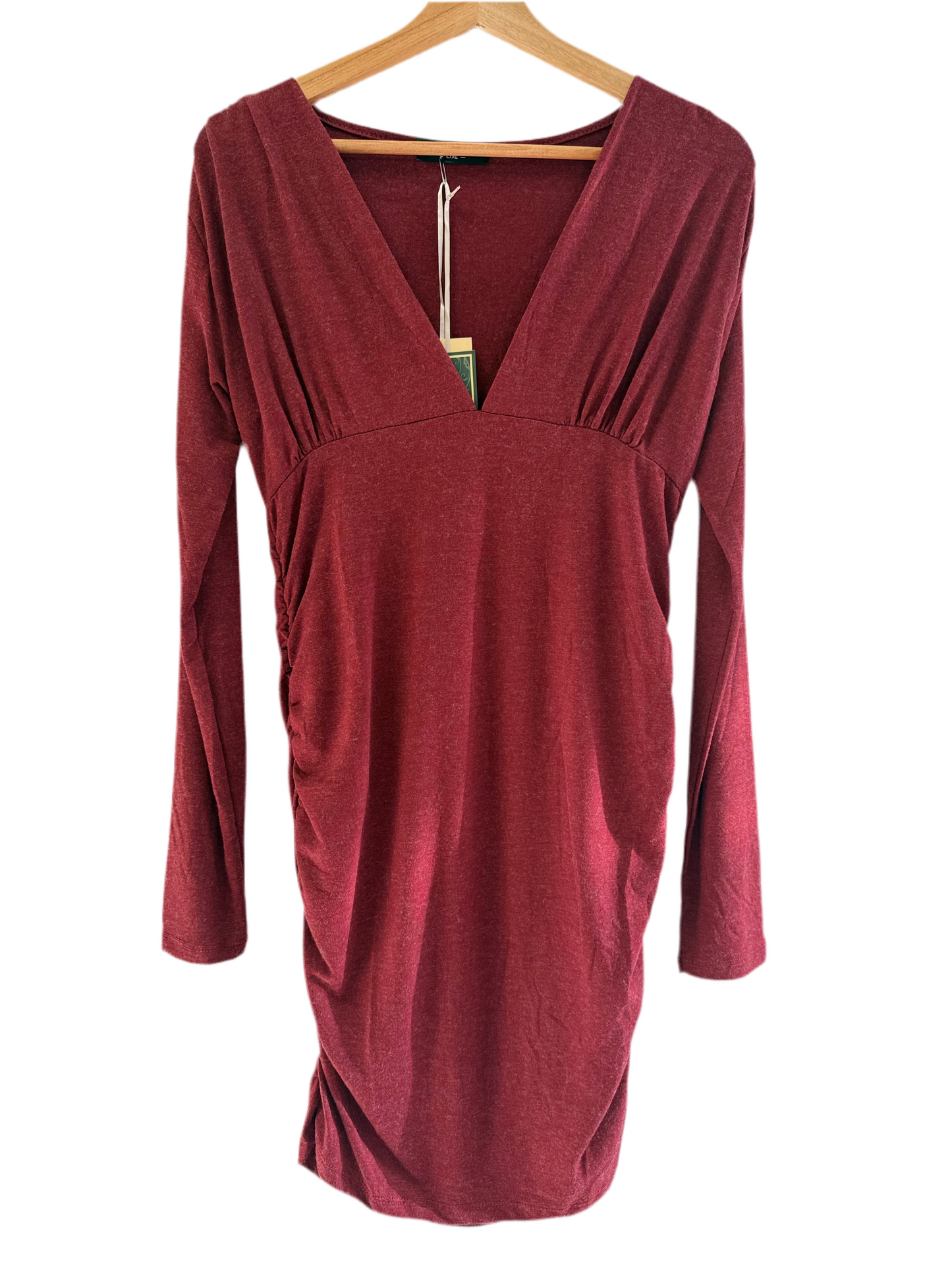 Kleid „Alissa“ – feminin und elegant in Bordeauxrot