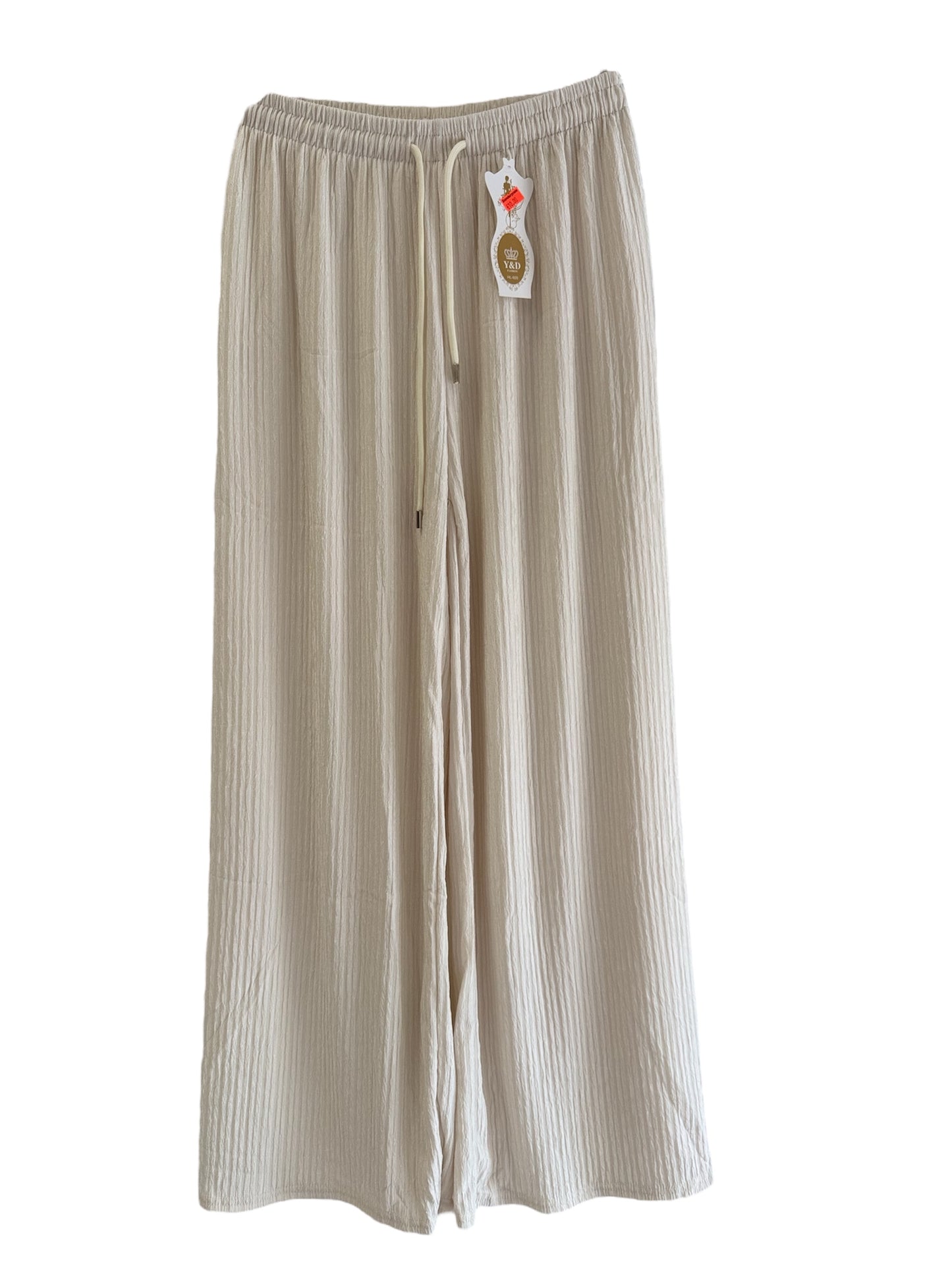 Elina – Crinkle-Hose mit Kordelzug