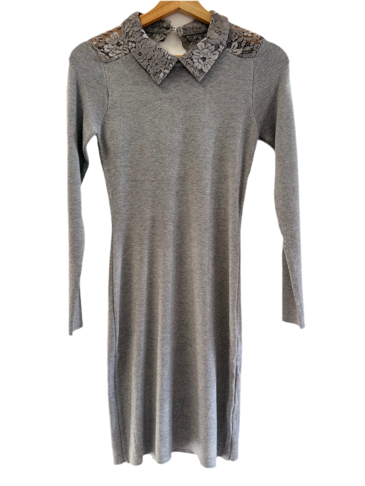 Kleid "Mira" mit Spitzenkragen