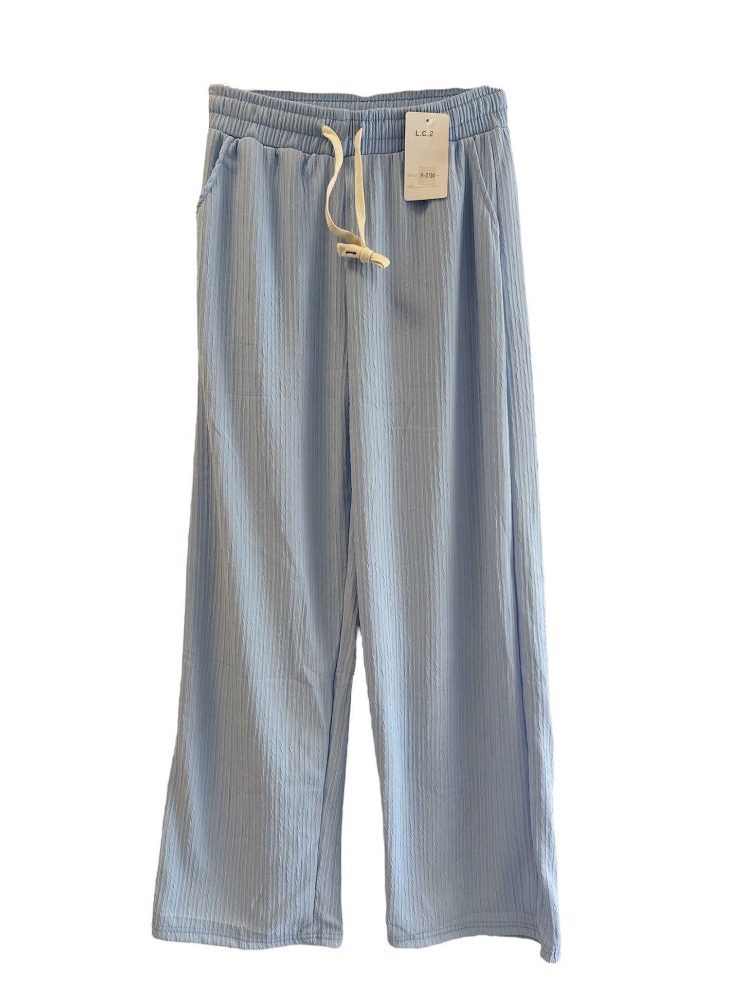 Liya – Leinenlook-Hose mit Kordelzug