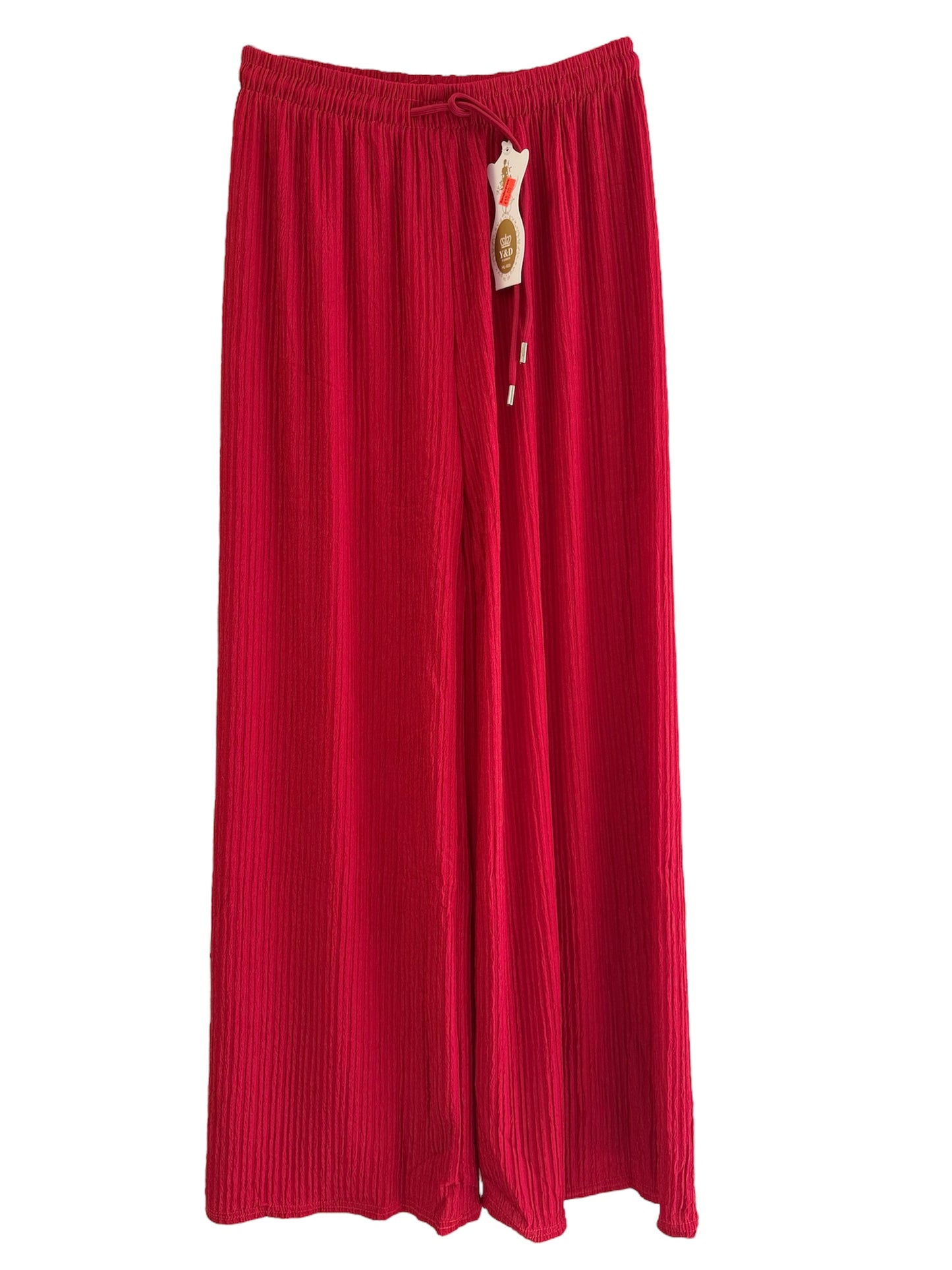 Elina – Crinkle-Hose mit Kordelzug