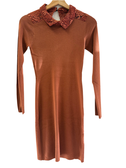 Kleid "Mira" mit Spitzenkragen