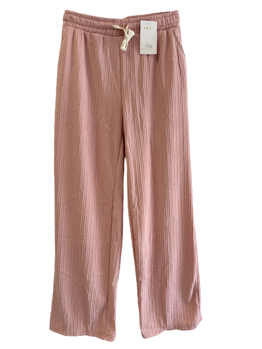 Liya – Leinenlook-Hose mit Kordelzug