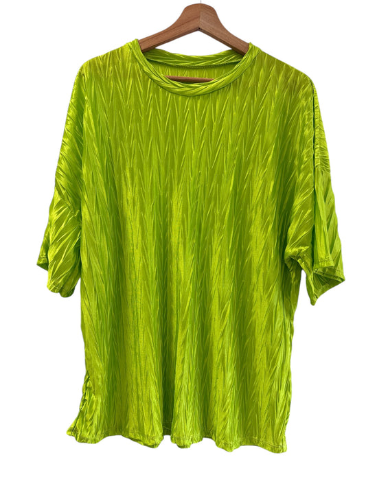 Liora Blouse Edition – Plissee-Zweiteiler in Lime